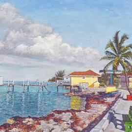 Old Yellow Gas Station - Cooper's Town, Abaco, Bahamas by Ritchie Eyma