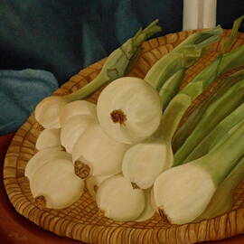 Onions by Angeles M Pomata