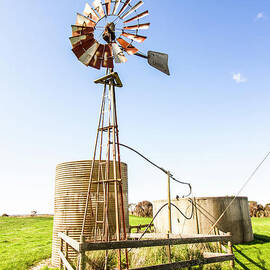 Outback Australian farm mill by Jorgo Photography