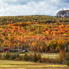Paltz Point Mohonk Tower Mountain by Susan Candelario