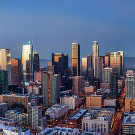 Panorama View of Los Angeles by Kelley King