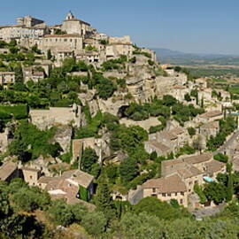 Panoramic view of Gordes Medieval hilltop village by Sami Sarkis Photography