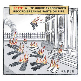 Pants On Fire by Peter Kuper
