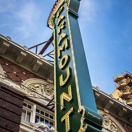 Paramount Theatre Sign Austin Texas by Paul Velgos