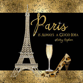 Paris is Always a Good Idea - Audrey Hepburn by Audrey Jeanne Roberts