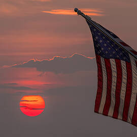 Patriotic Sunset by Mark Papke