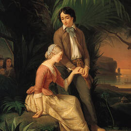 Paul and Virginie by French School