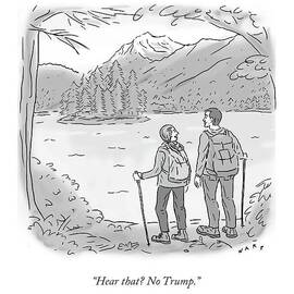 Peaceful Hikers by Kim Warp