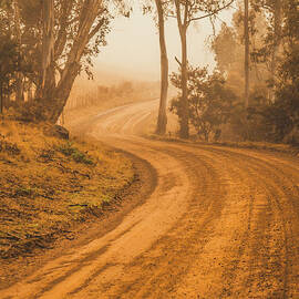 Peaceful Tasmania country road by Jorgo Photography