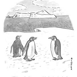 Penguins on Antarctica by Brendan Loper