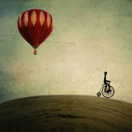 Penny Farthing for Your Thoughts by Irene Suchocki