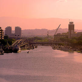 Pescara at sunset - Italy by AM FineArtPrints