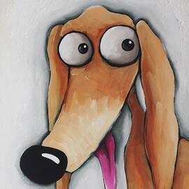 Pink tongue by Lucia Stewart