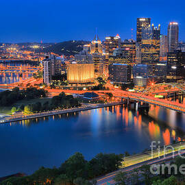 Pittsburgh Evening Glow by Adam Jewell