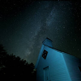 Pleasant Hill Methodist Under the Milky Way by David Morefield
