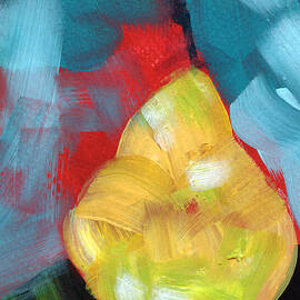 Plump Pear- Art by Linda Woods by Linda Woods