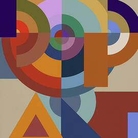 Pop Art Bauhaus - Abstract Graphic Composition by BFA Prints
