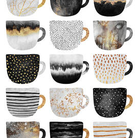 Pretty Coffee Cups 4 by Elisabeth Fredriksson