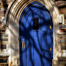 Princeton University Dorm Building Door by Olivier Le Queinec