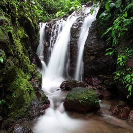 Pura Vida Waterfall by David Morefield