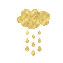 Rain Cloud- Art by Linda Woods by Linda Woods
