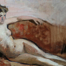 Reclining Nude by Edouard Vuillard