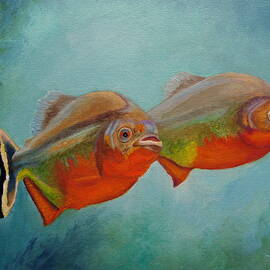 Red Bellied Fish by Angeles M Pomata