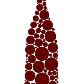 Red Wine Bottle by Frank Tschakert