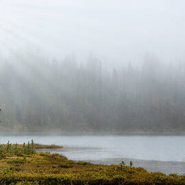 Reflection Lake Mist by Mary Jo Allen