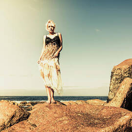 Retro beach fashions by Jorgo Photography