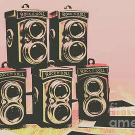 Retro photo camera pop art  by Jorgo Photography