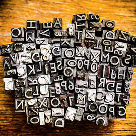 Retro typesetting in print by Jorgo Photography