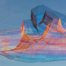 Ribbons In the Sky Over Boston by Susan Candelario