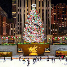 Rockefeller Center - New York City by Christine Hopkins