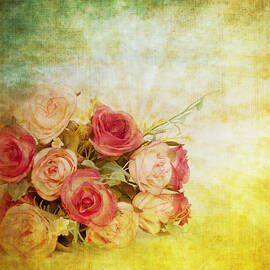 roses pattern retro design by Setsiri Silapasuwanchai