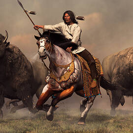 Running With Buffalo by Daniel Eskridge