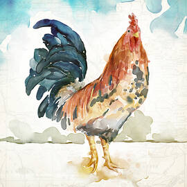 Rust Rooster by Mauro DeVereaux