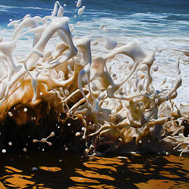 S P L A S H -  The Wedge, California.  by Joe Schofield