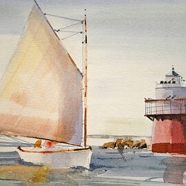 Sailing by Buglight  by P Anthony Visco