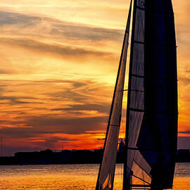 Sailing - Lake Monona - Madison - Wisconsin by Steven Ralser