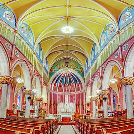 Saint Bridgets Romanesque Church by Susan Candelario