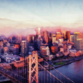 San Francisco, Panorama - 03 by AM FineArtPrints