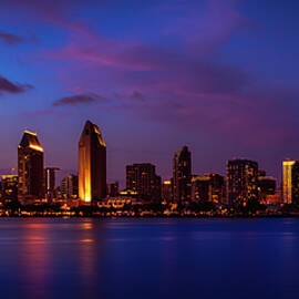 San Diego Skyline by John K Sampson