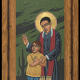 Santo Toribio Romo Patron of Immigrant 277 by William Hart McNichols