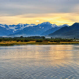 Scenes from Seward Highway by Rail - Alaska by Bruce Friedman