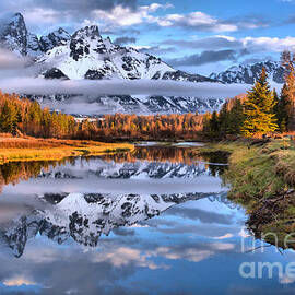 Schwabacher Spring Sunrise Reflections by Adam Jewell