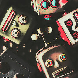 Science fiction robotic faces by Jorgo Photography