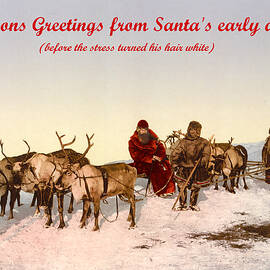 Seasons Greetings from a Young Santa by Richard Reeve