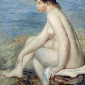 Seated Bather by Renoir