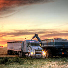 Semi Truck Unload by Thomas Zimmerman